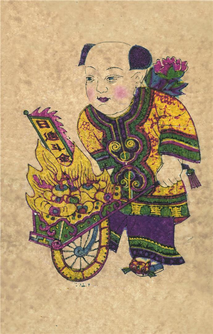 “争请财神到我家，堆的银子白花花”（几张财神到古老年画欣赏）-360股票财神资讯
