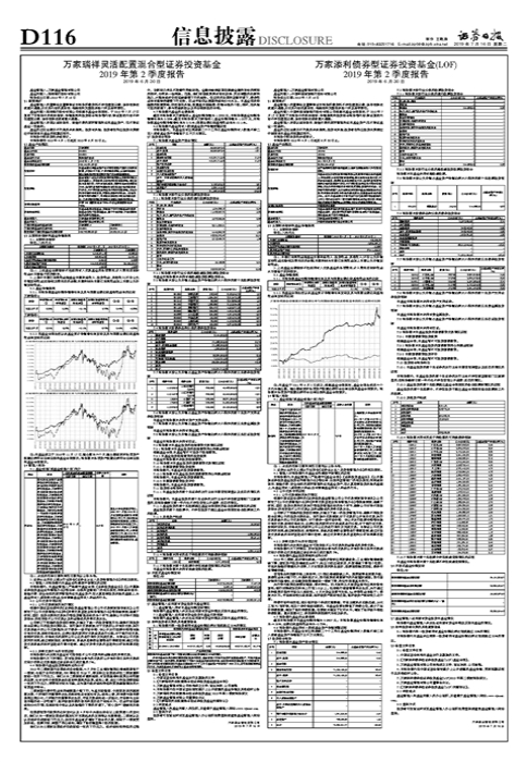 万家添利债券型证券投资基金(LOF)2019年第2季度报告-万家添利基金