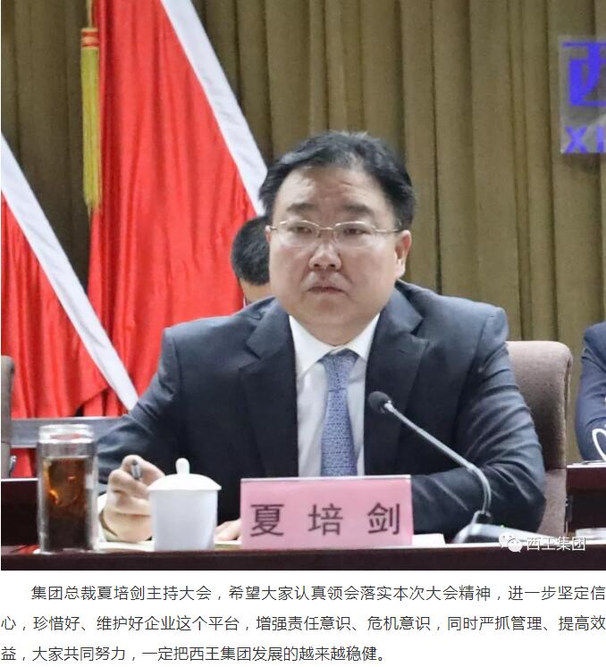 滨州惠民“辞职县长”夏培剑赴民企任职履新西王集团总裁-邹平西王钢铁工资多少