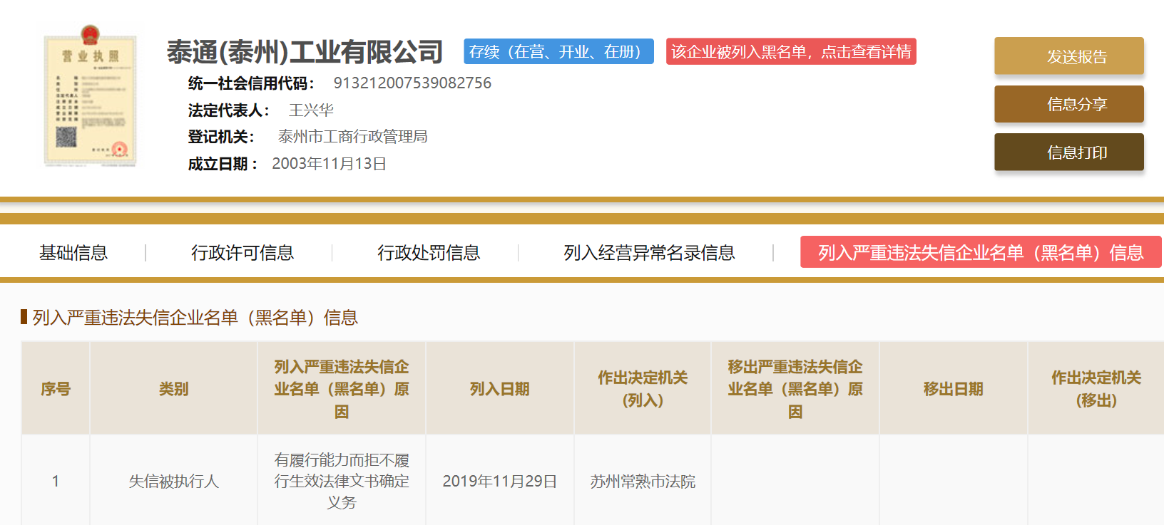 【推荐】中盛光电控股股东泰通工业被申请破产，目前进行债权申报-中盛动力新能源投资有限公司