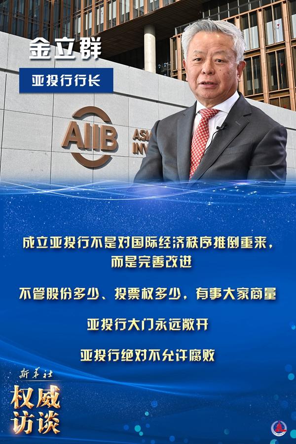 让人心服口服，亚投行的五年这样走过——专访亚投行行长金立群-摩根世纪投资集团是什么公司