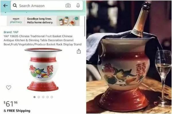 400元一个！亚马逊出售“传统中国果篮”，网友看傻了：那是痰盂-生鲜保鲜要多少冰块