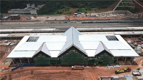 中老铁路国门站—磨丁车站金属屋面施工全面完成-钢结构金属屋面集团有限公司