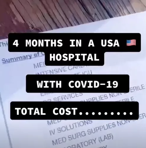 【推荐】4个月，285万美元！美国新冠患者曝光天价医疗账单：我被吓坏了-美国残疾人每月多少钱