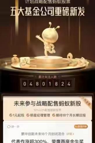 【推荐】100万资金投资实测报告6蚂蚁战略基金一周年什么是盲投基金
