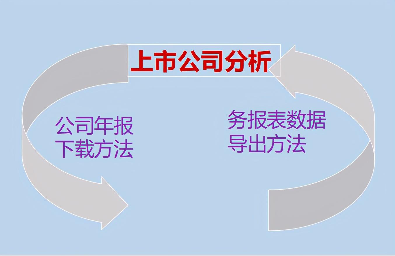 上市公司的投资分析年度报告下载，财务报表数据导出方法-巨潮资讯网股票官网登录入口