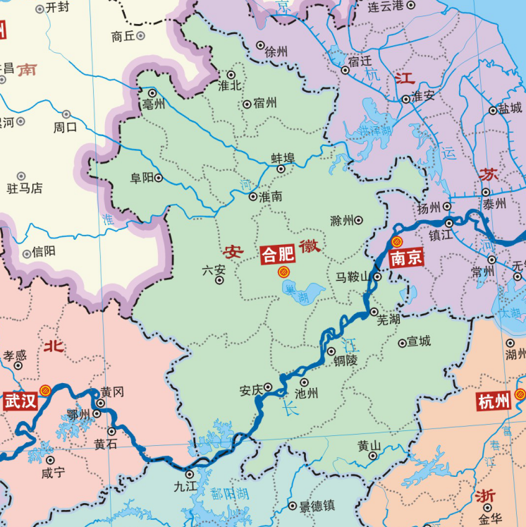 安徽省四大矿业城市：淮南、马鞍山、淮北、铜陵-铜陵有多少街道