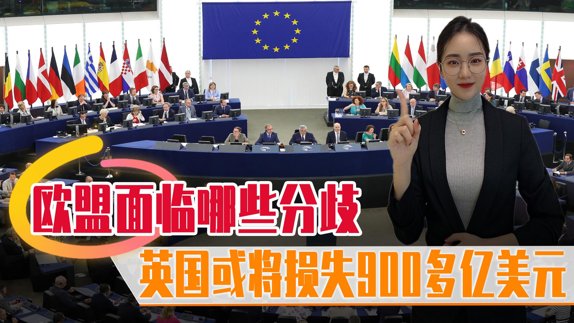 被美国“坑”惨，欧盟开始发生重大分裂，英国或将损失900多亿美元-英国给欧盟多少钱
