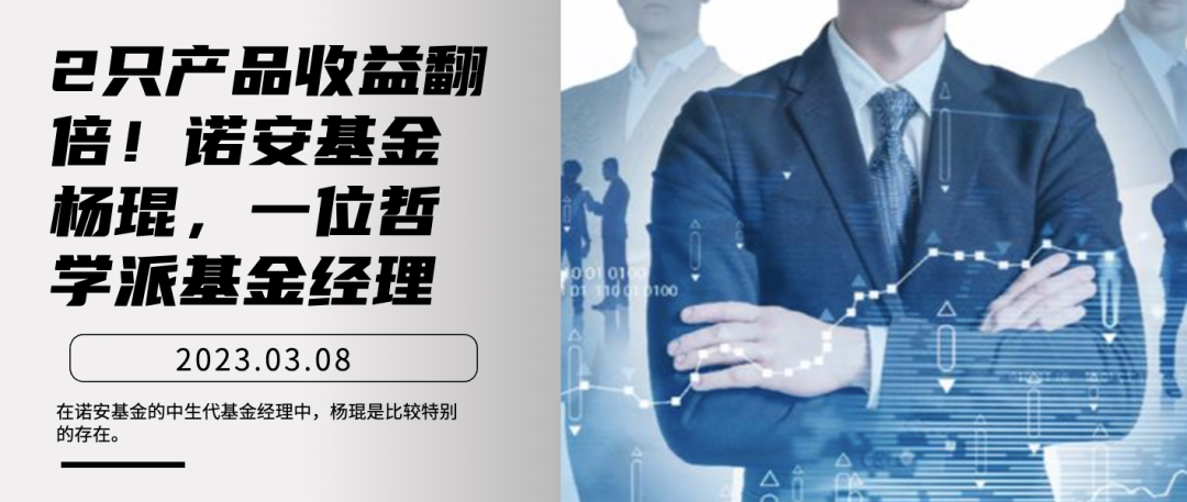 【推荐】2只产品收益翻倍！诺安基金杨琨，一位哲学派基金经理-派基金是什么东西