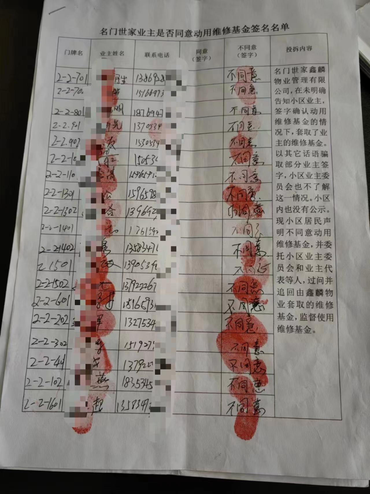 山东德州鑫麟物业管理有限公司被质疑“未经业主同意私自动用业主维修基金”-业主基金