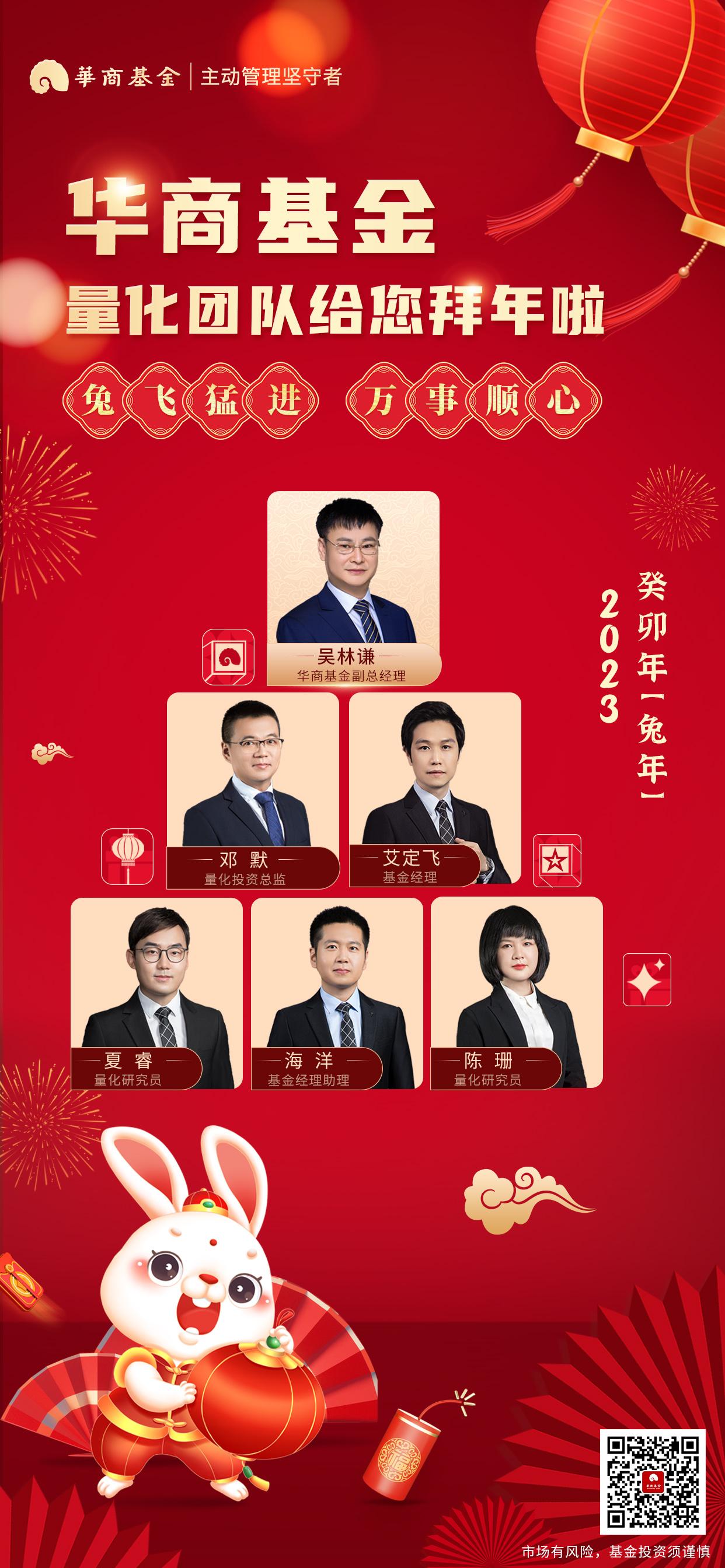 【推荐】兔飞猛进万事顺心华商基金量化团队给您拜年啦-华商量化基金
