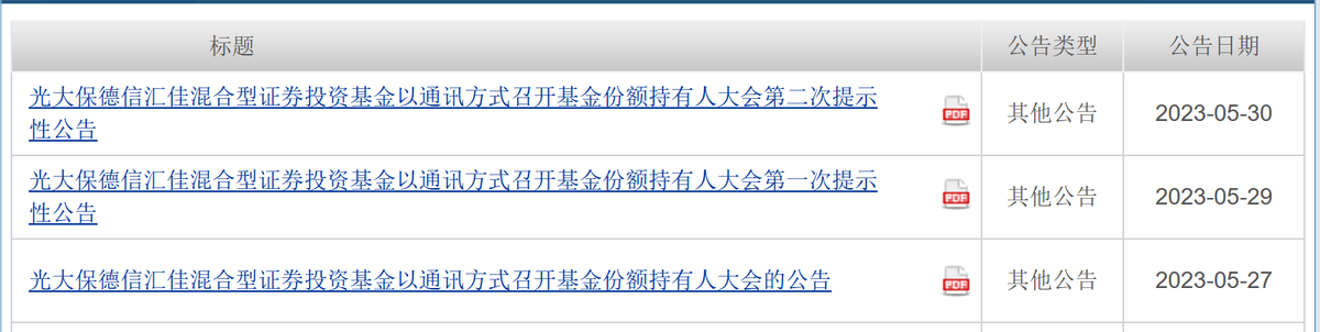 光大保德信前一只保壳未果，又一只迷你基金要保壳，成立仅10个月-光大保德基金