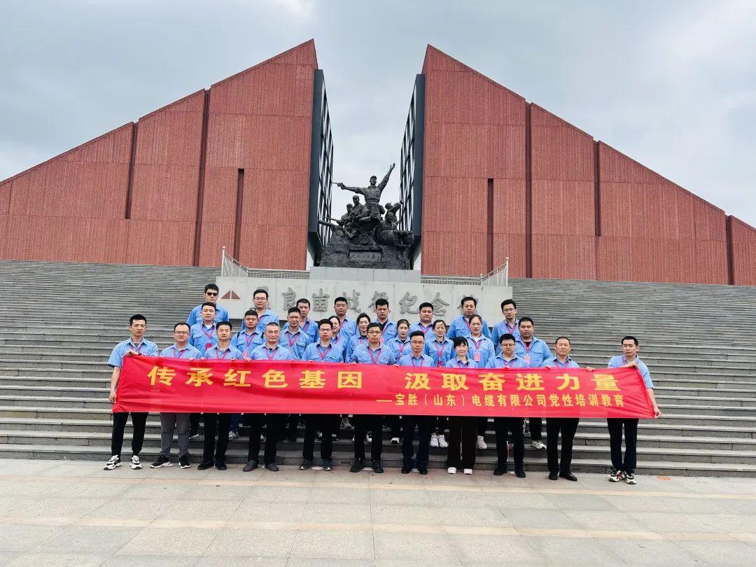 宝胜（山东）电缆有限公司党支部组织开展庆“七一”党性教育活动-山东宝胜电缆有限公司