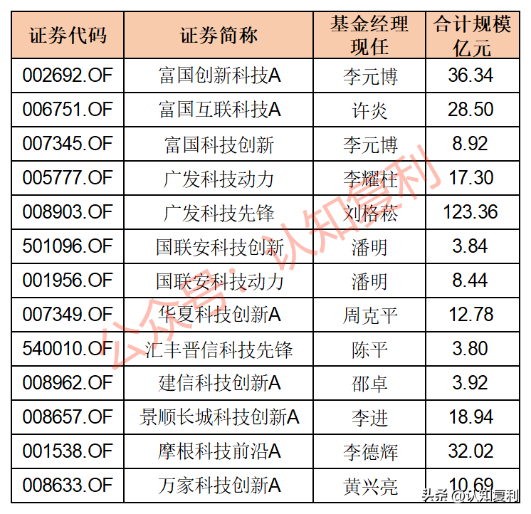 【科技主题】公募基金简要对比-什么叫公募基金