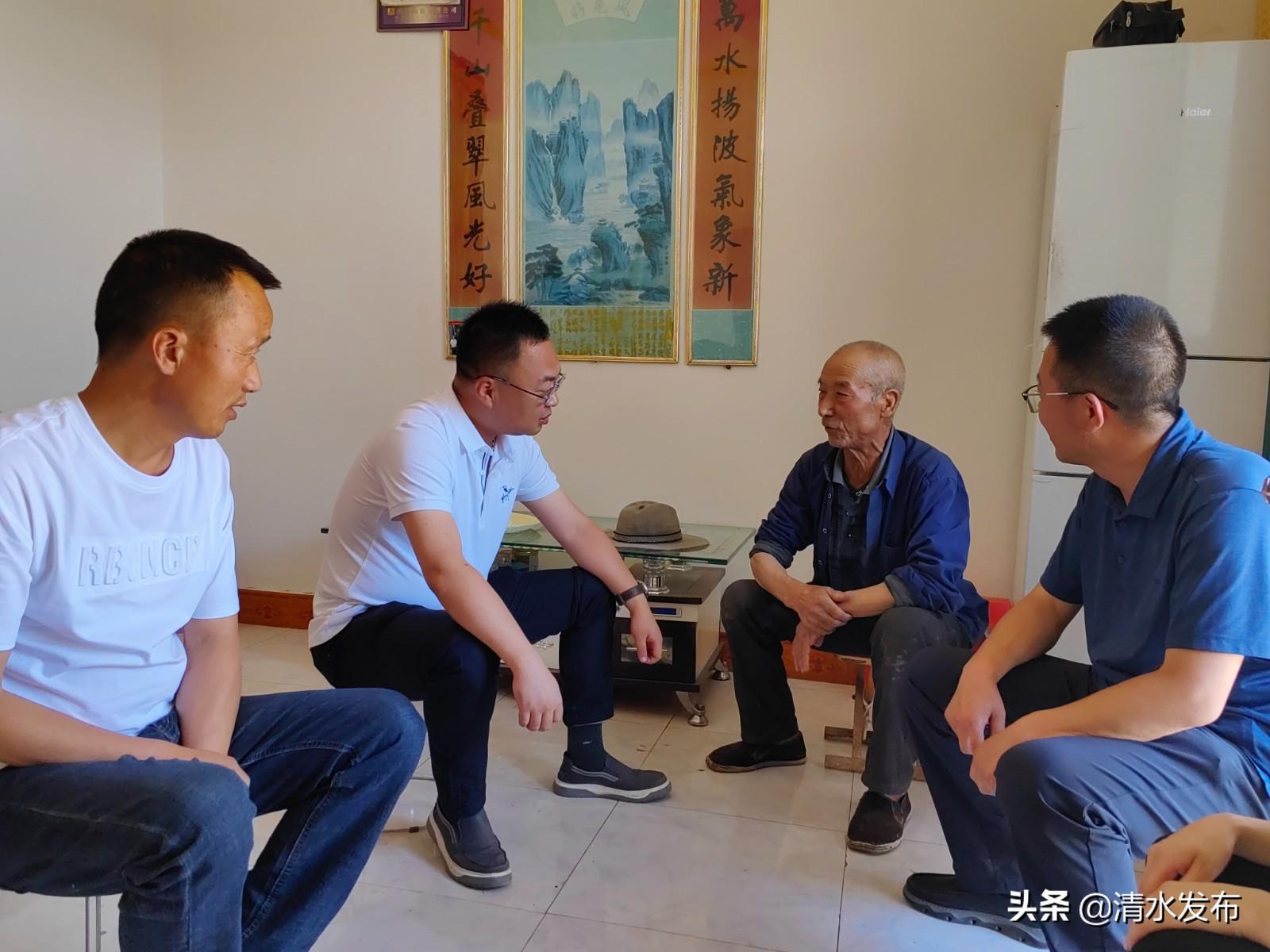 清水县黄门镇：包乡县级领导张强同志“七一”前夕开展走访慰问-陕西元川公司财富中心