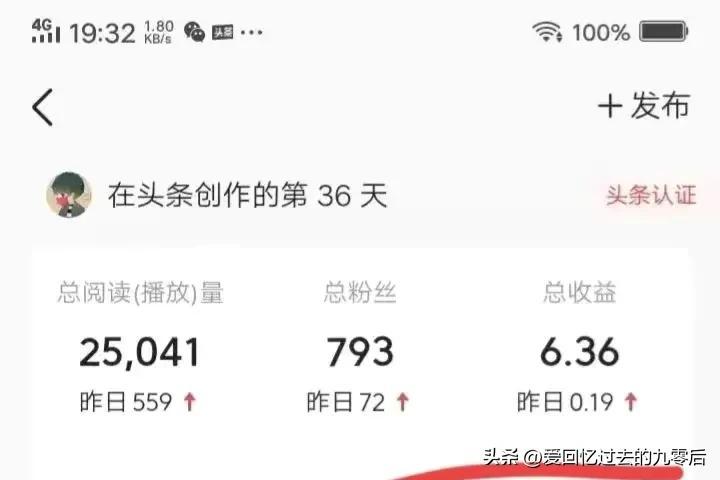 2022年在头条的头条总结收益700块钱，收获7900个粉丝-每天千分之一年收益率是多少