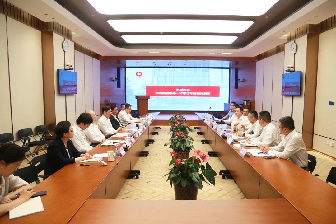 【推荐】中国建材集团董事长周育先会见华润集团纪委书记潘福一行-中国建材股份有限公司董事长