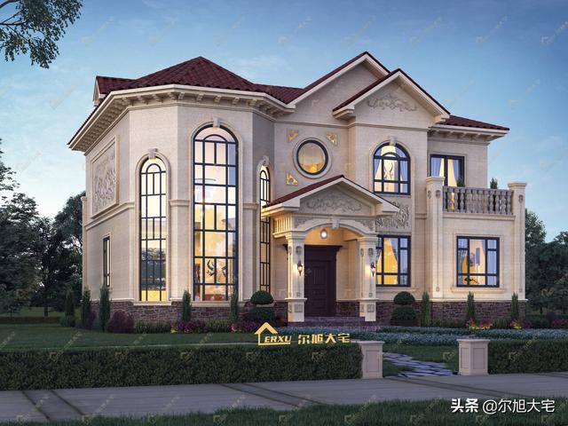 各种建筑柱子设计，自建房欧式别墅罗马柱怎么做