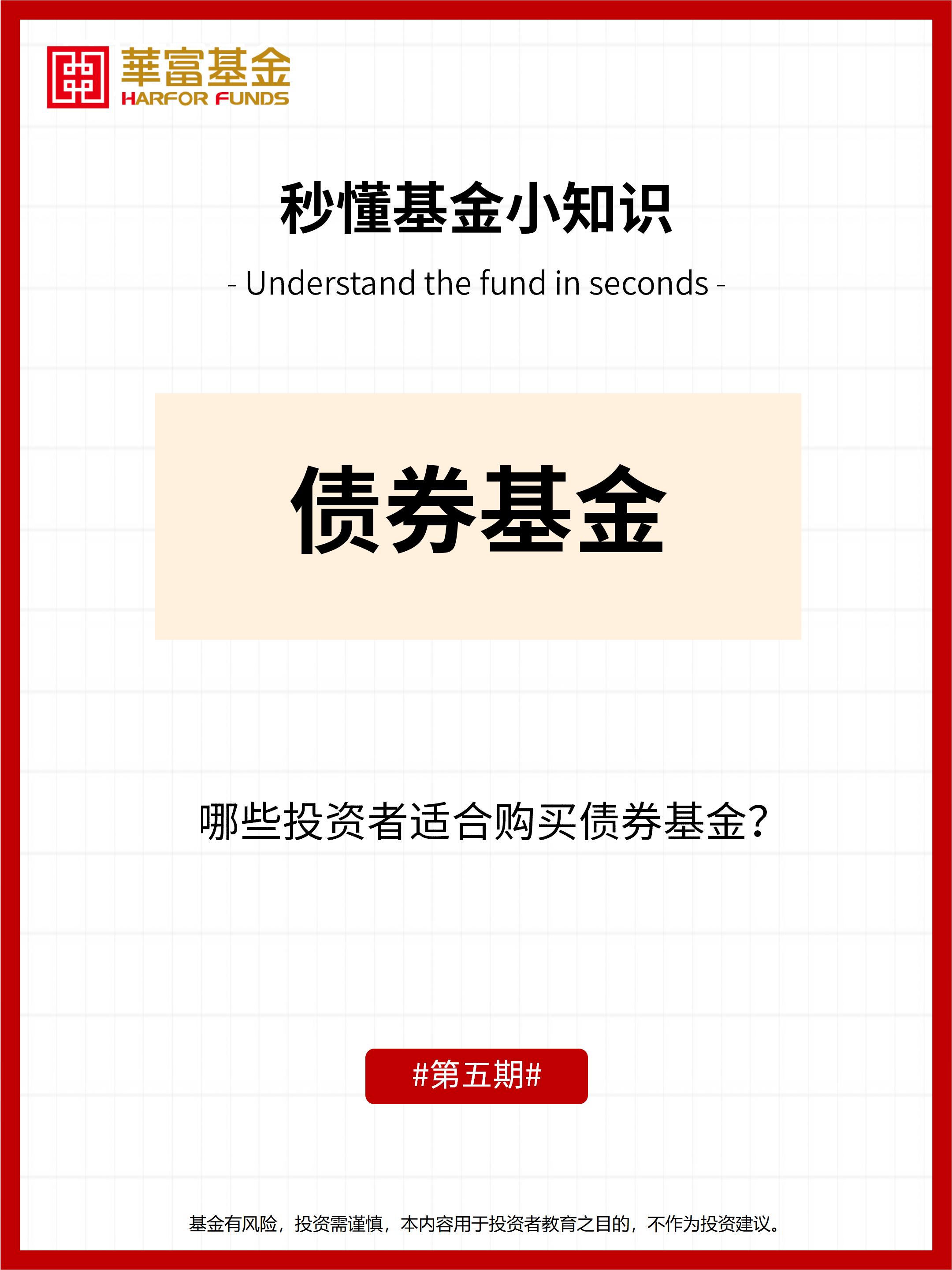 【秒懂基金】第五期哪些投资者适合购买债券基金？-怎么购买债券基金