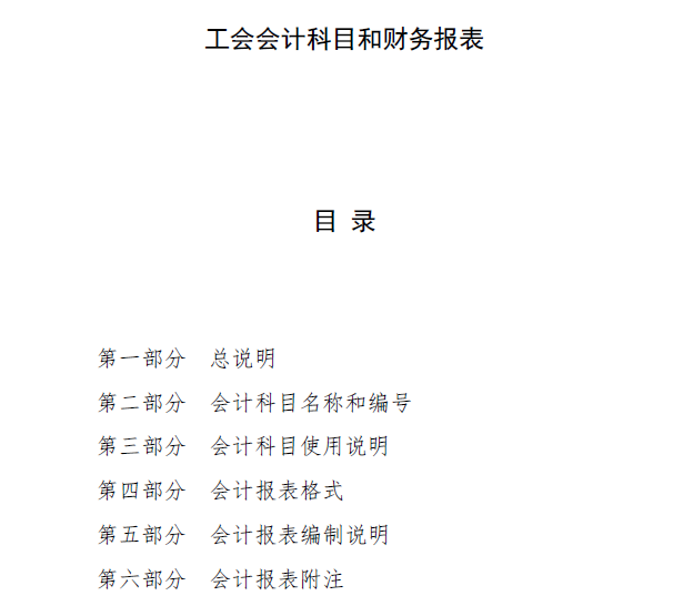 《工会会计制度》之会计科目和财务报表-基金预算结余