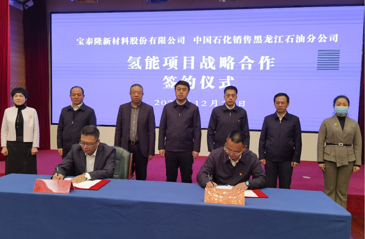 宝泰隆：携手中石化助力碳中和-黑龙江宝泰隆房地产开发有限公司