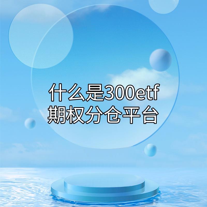 【推荐】你了解什么是300ETF期权吗？300ETF期权有分仓平台吗？-沪深300代码是多少