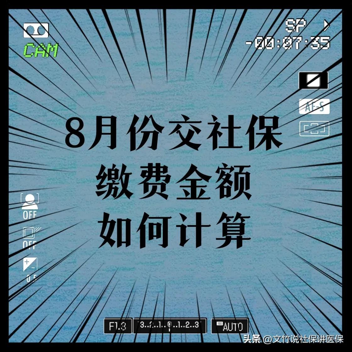 8月份灵活就业人员缴费，缴费金额是如何计算的？每月交多少钱？-社保交多少钱怎么算