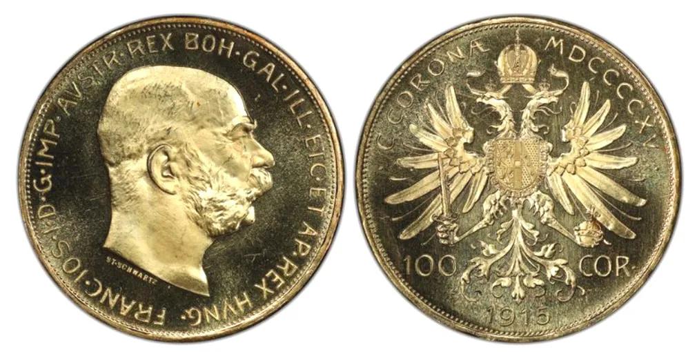 奥匈帝国1915年金币存世量探讨-奥地利黄金价格是多少