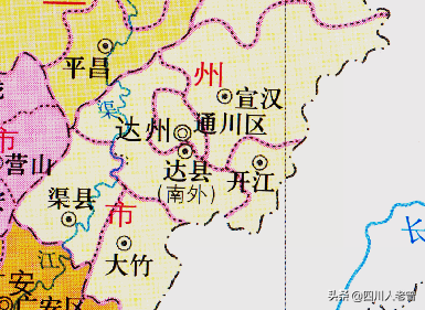 隶属于四川省达州市,位于四川东部,大巴山南麓,东连重庆市开州区和