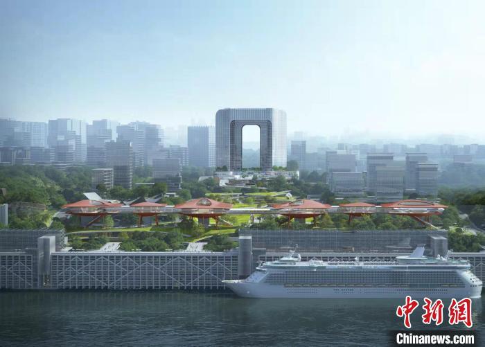 让“寸滩”变“金滩”！重庆寸滩国际邮轮母港重要建筑方案公布-重庆市江北嘴中央商务区投资集团有限公司