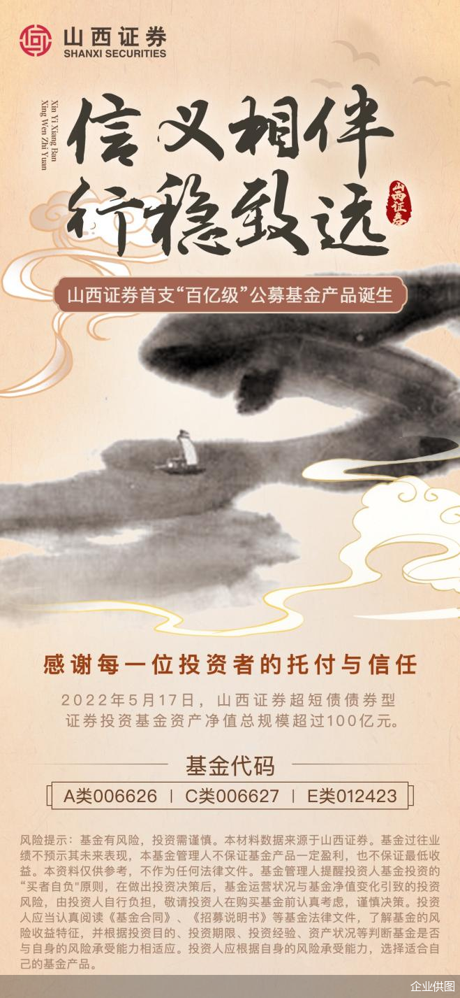 「重磅」山西证券首支“百亿级”公募基金诞生-山证基金招聘