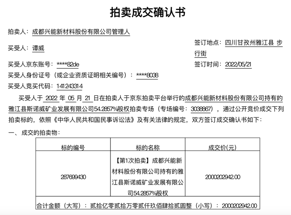 20亿锂矿原罪：隐形富豪行贿副处长770万，如今下落不明-成都鼎盛财富北京公司