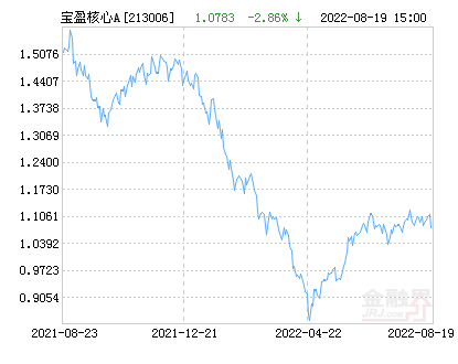 宝盈核心优势混合A基金最新净值跌幅达2.55%-213006基金