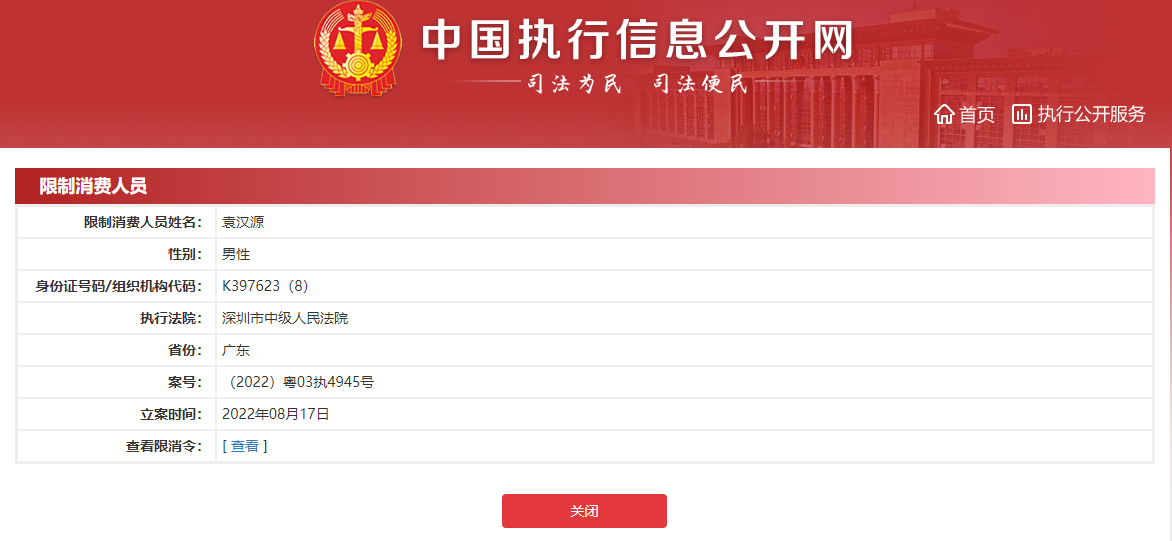 【独家】流动性告急！前云南首富、陕西金叶实控人袁汉源被强制执行超9亿元-袁汉源多少钱收购了陕西金叶