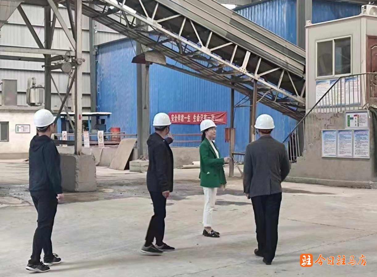 确山县事业发展中心开展“五一”节前安全检查-新疆创越路桥工程有限公司