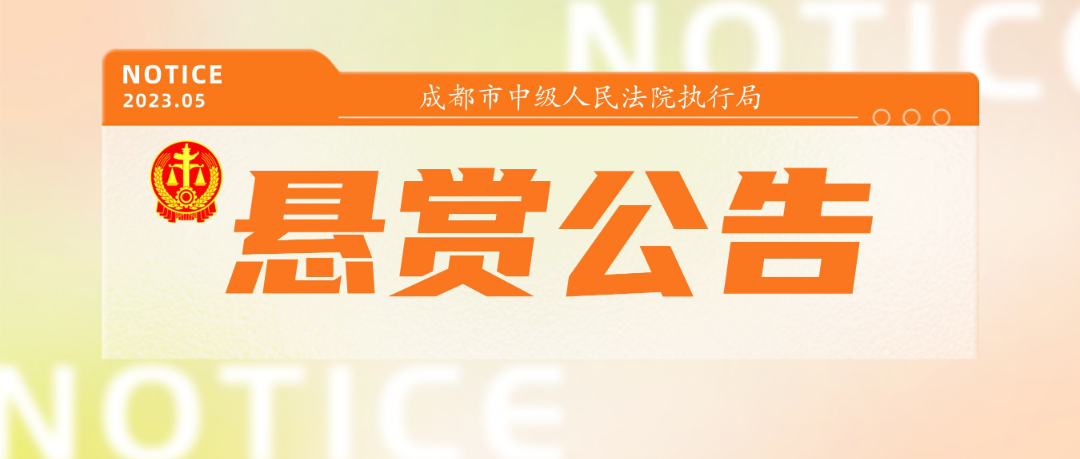 成都中院发布一起悬赏公告：举报财产线索，最高奖励超一千万-融资性担保公司股权转让