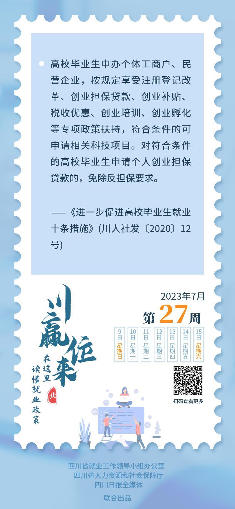 川赢位来丨四川：高校毕业生如何申请最高30万元创业担保贷款？指南来了！-借贷最多能贷多少年