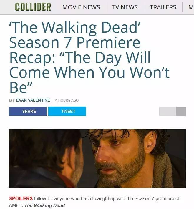 行尸走肉尼根结局，行尸走肉尼根怎么死的（《行尸走肉》中被尼根打死的人终揭晓）