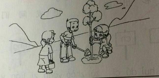 植树节看图写话一年级，植树节看图写话一年级上册（看图写话，植树节！）