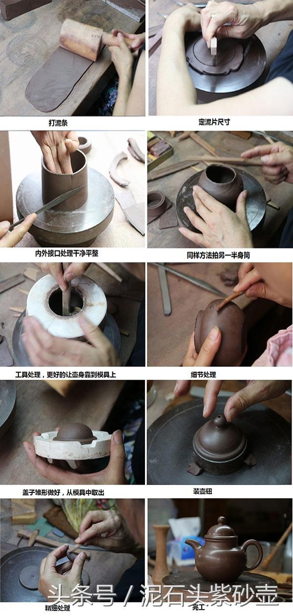 转盘怎么做手工制作简单手工转盘制作图解，手工制作转盘图片大全（紫砂壶的全手工与半手工）