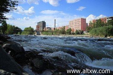 ins日落背景图，客桥.ins风落日背景图/夕阳终会落到你身上 你也会快乐一场，微信头像（品思克兰河）