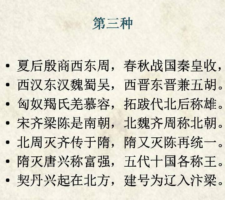 历史年表口诀，历史年代表口诀简洁版（原来你是这样的上下五千年）