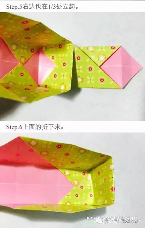 正方形盒子折叠方法，正方形盒子的折法（带盖子方形礼物盒折法）