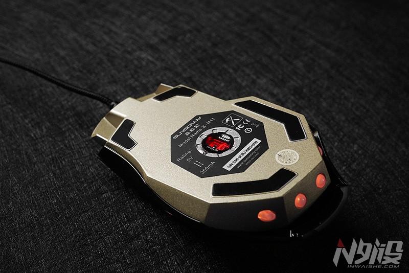 森松尼鼠标s-m11拆解教程，森松尼S-M11游戏鼠标拆解评测