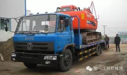 工程机械托运 史上最大挖掘机是怎么托运的？这个板车看傻你！