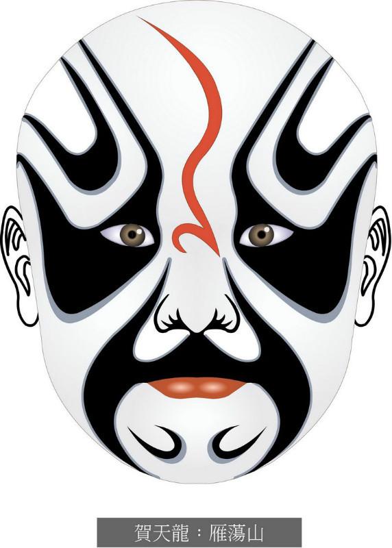 忠勇侠义的京剧脸谱是什么颜色,京剧脸谱表示忠义侠勇的是什么颜色(有