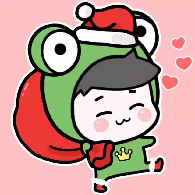 微信萌萌哒头像 可爱，超萌可爱微信头像 圣诞头像/动物 可爱（蛙哥圣诞头像来袭）