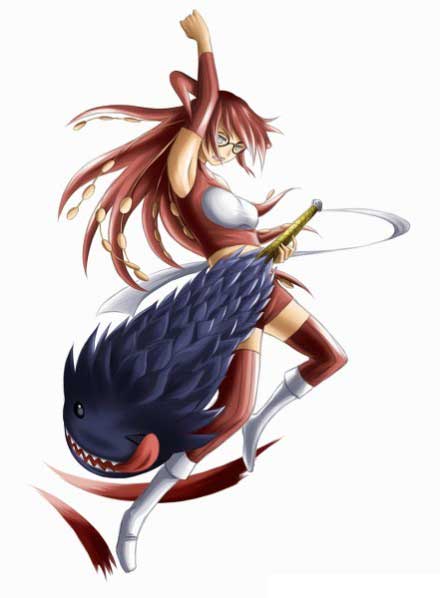 火影忍者里的激萌激萌尾兽正太萝莉图,二尾最萌,九尾最美