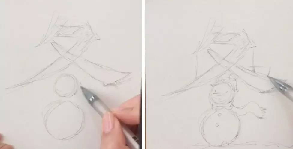儿童简笔画教程大全 围巾简笔画的画法图解，儿童简笔画教程大全（创意简笔画小教程-冬）