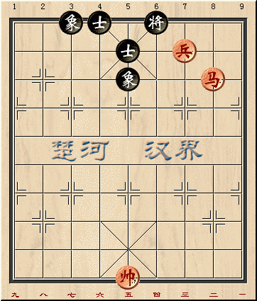 马兵能赢士象全吗，象棋一兵一马可以杀士象全吗（残局疑形与攻击之马兵可胜士象全）